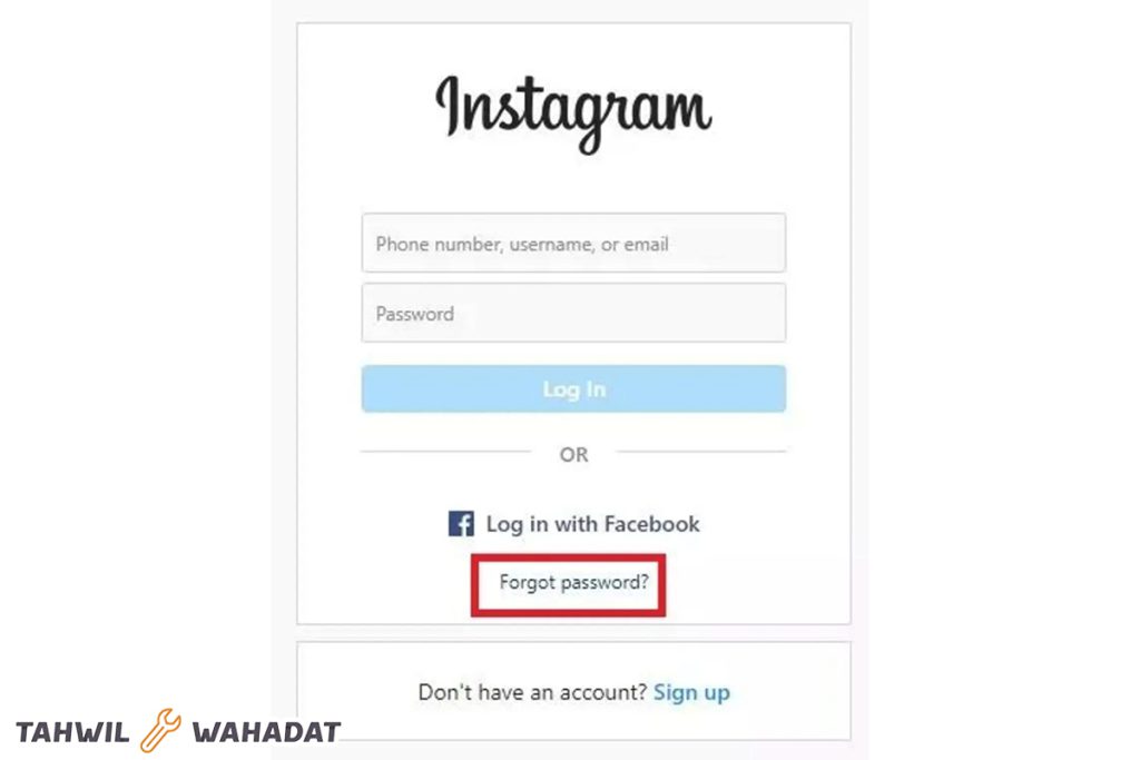 Instagram Forgot Password